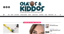 Desktop Screenshot of chaosandkiddos.com
